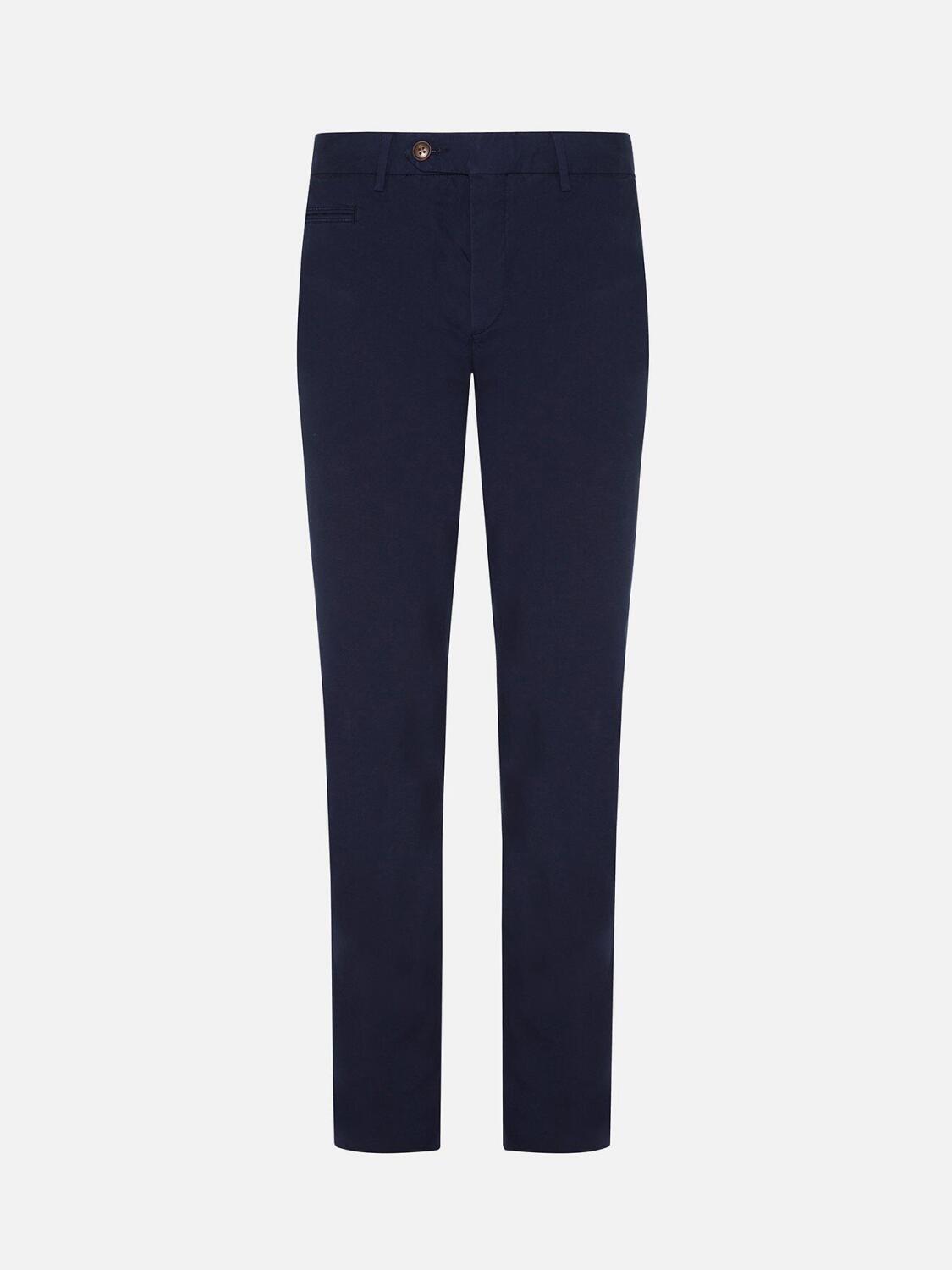 Navy cotton chino pant