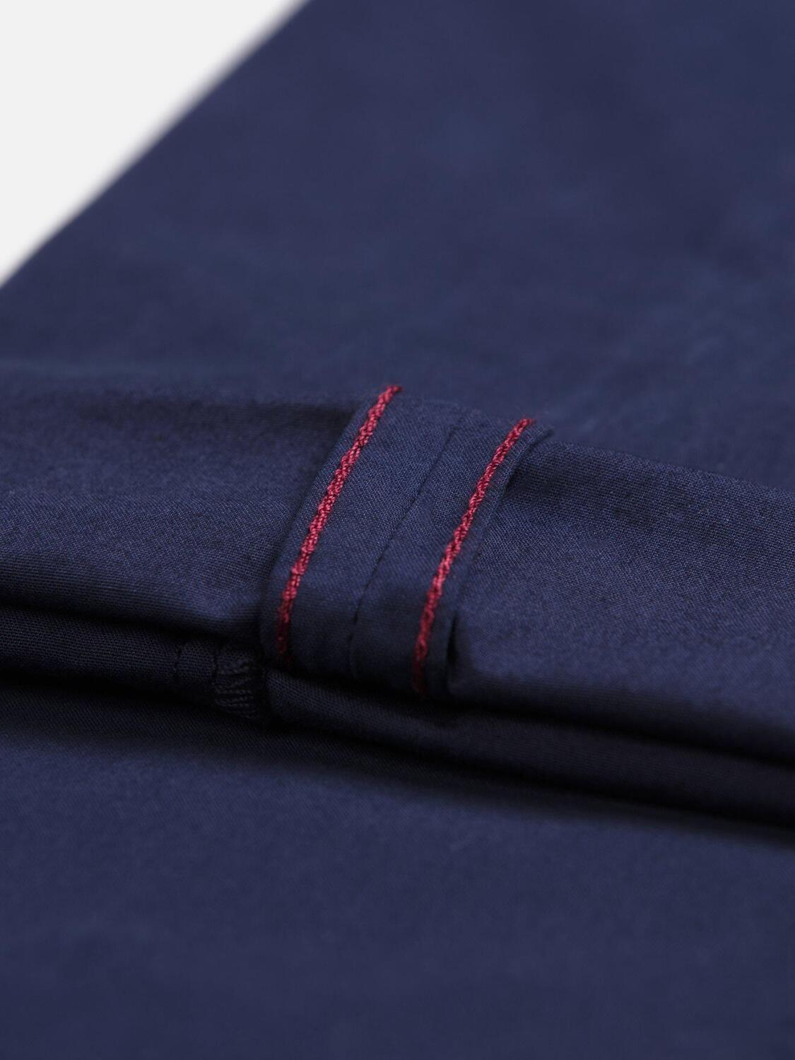 Navy cotton chino pant