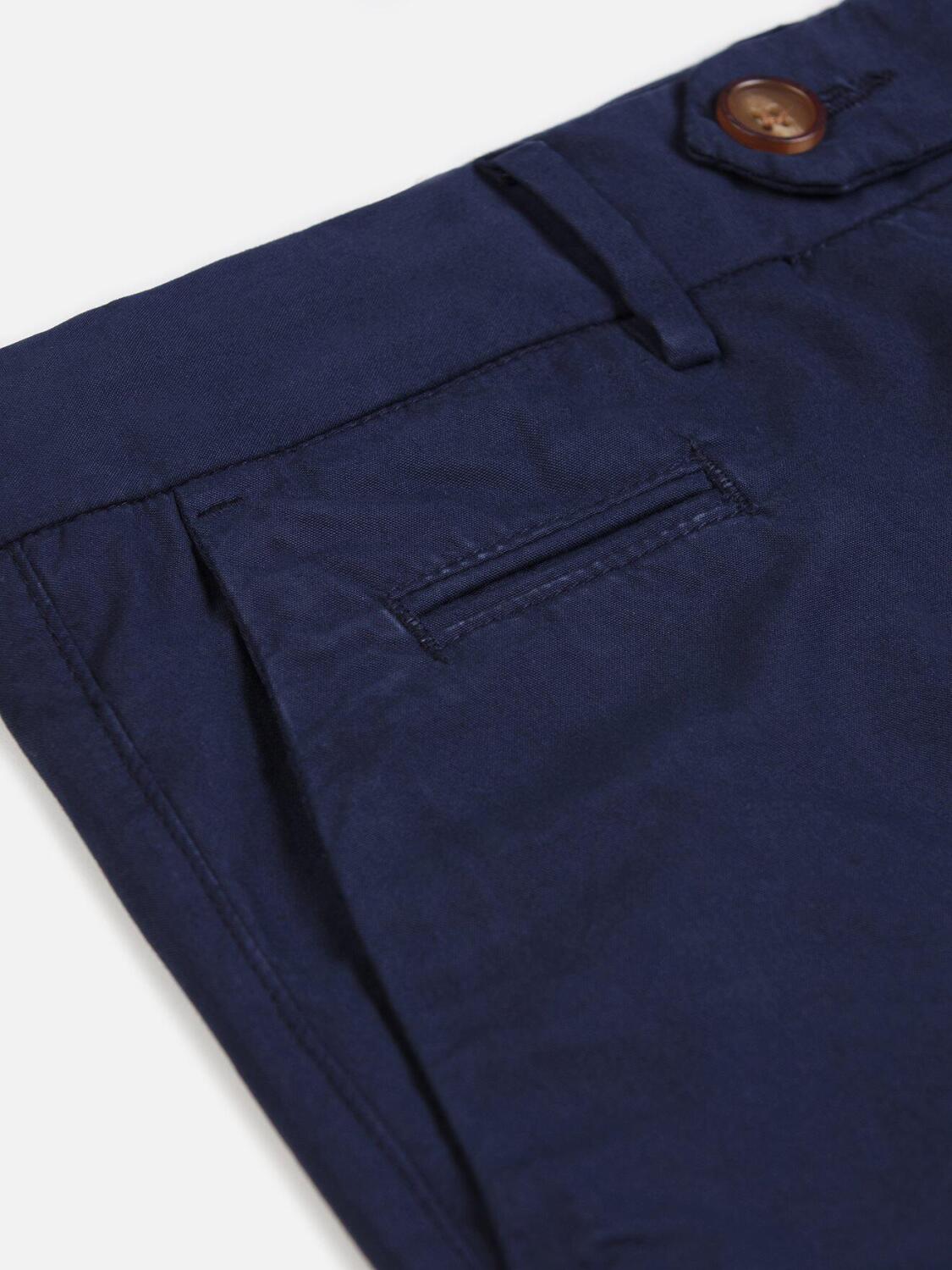 Navy cotton chino pant