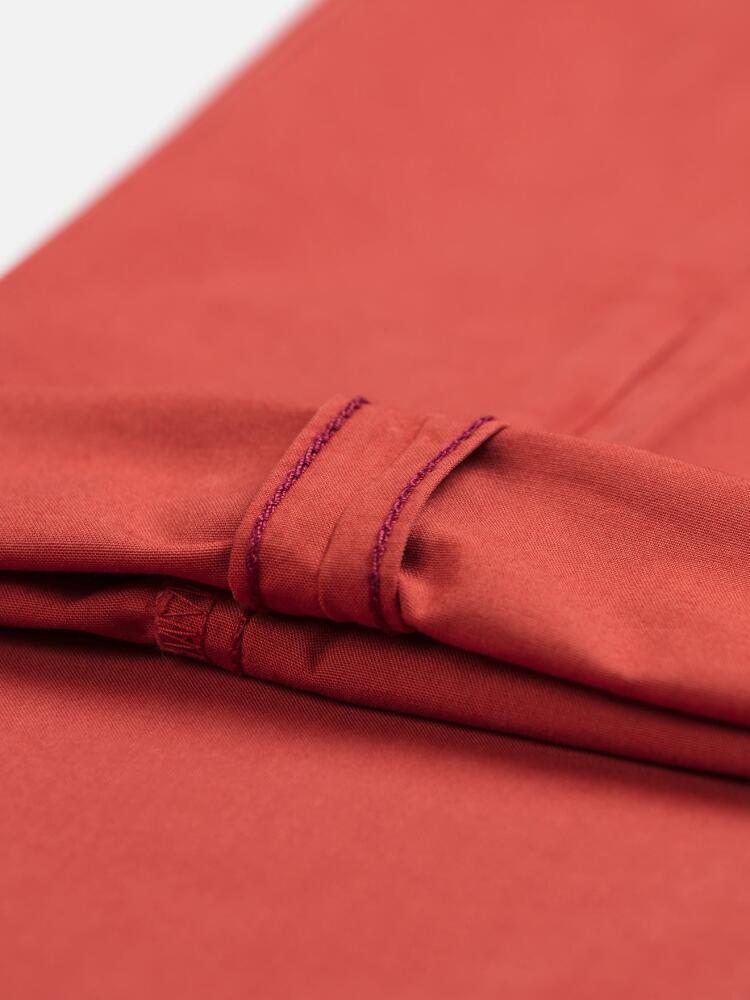 Rust cotton chino pant