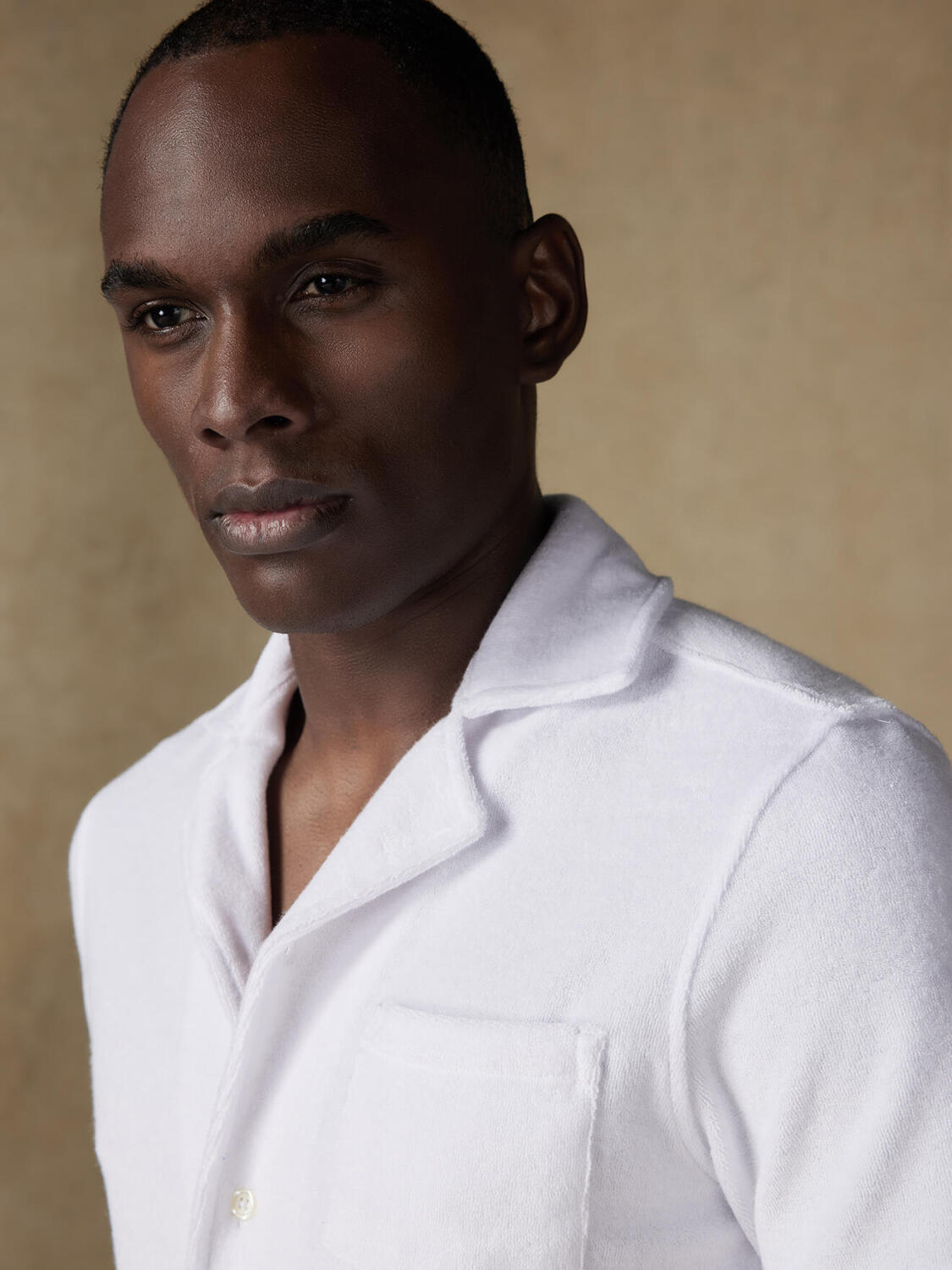 White terry shirt - Short sleeves