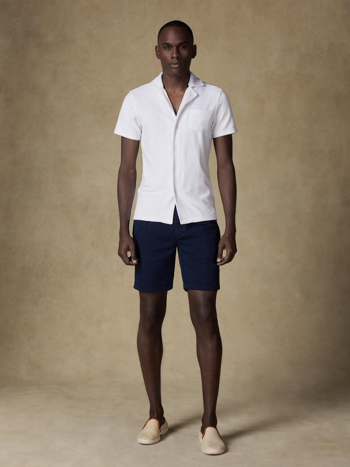 White terry shirt - Short sleeves