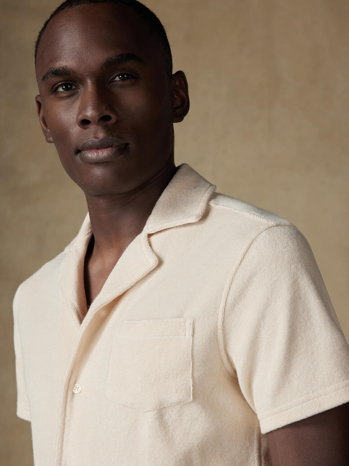 Badstof zand - Korte mouwen