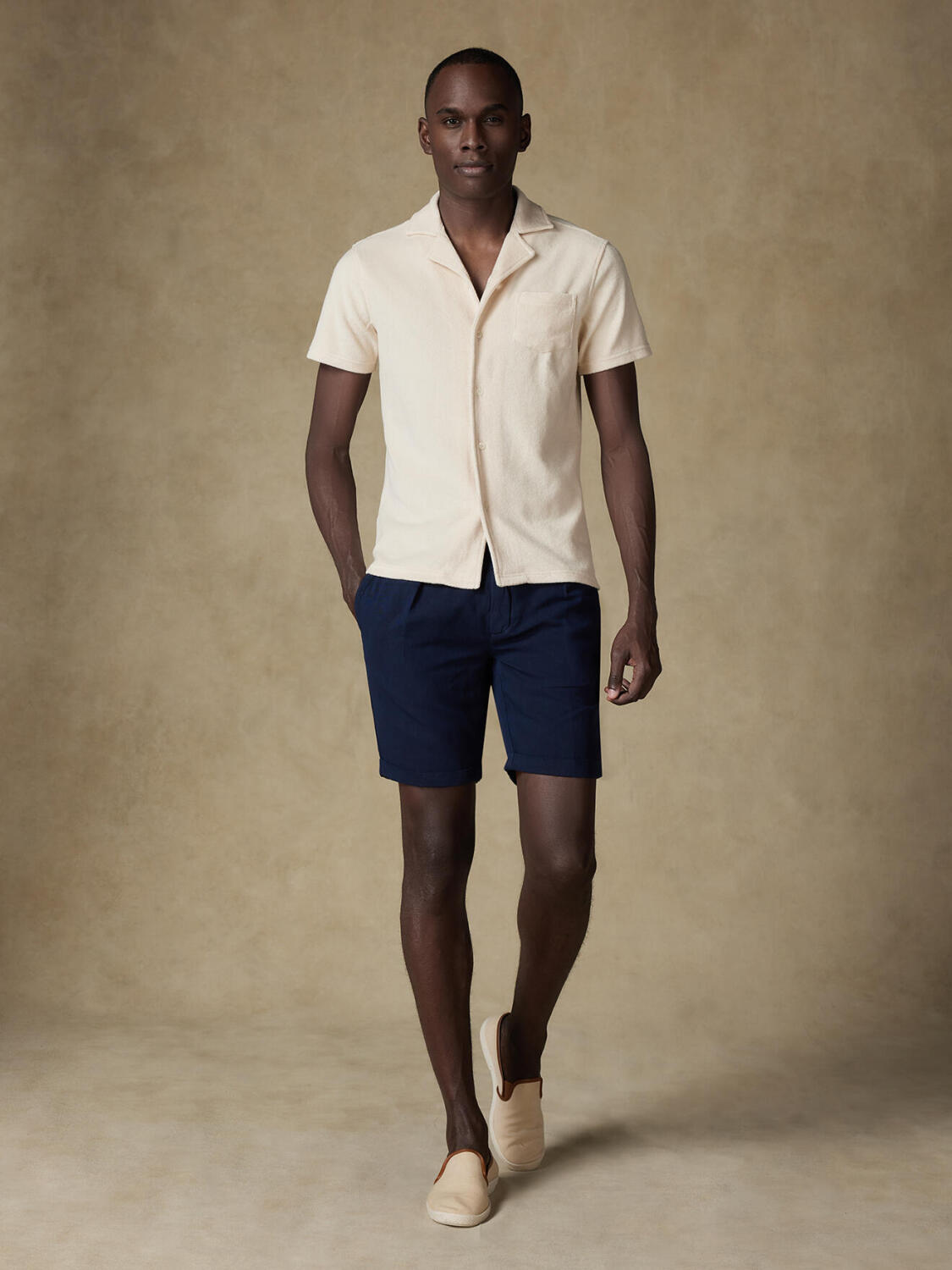 Badstof zand - Korte mouwen