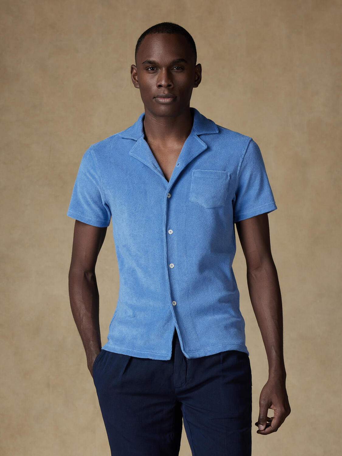 Camicia in spugna Sky - Maniche corte