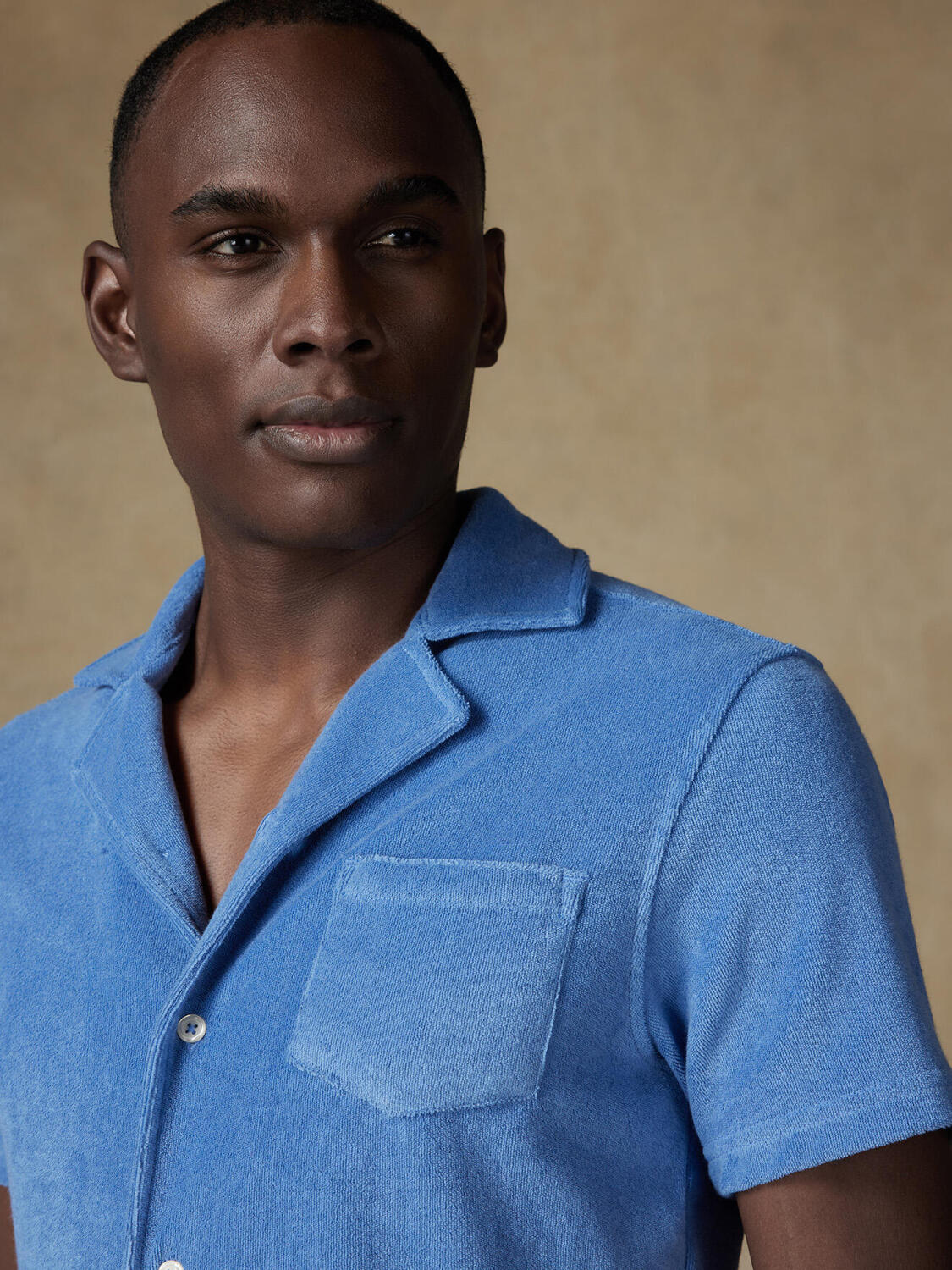 Camicia in spugna Sky - Maniche corte