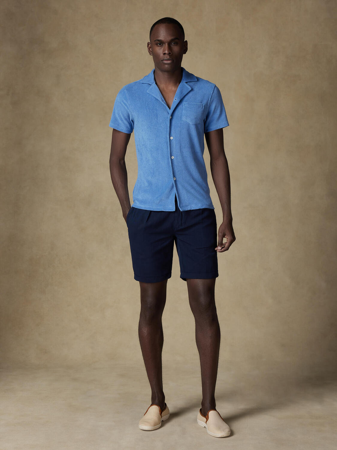 Camicia in spugna Sky - Maniche corte