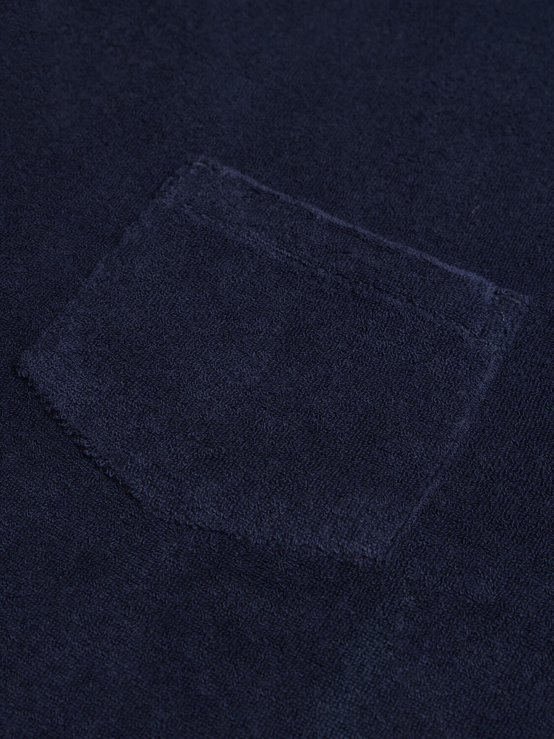 Navy terry shirt - Short sleeves