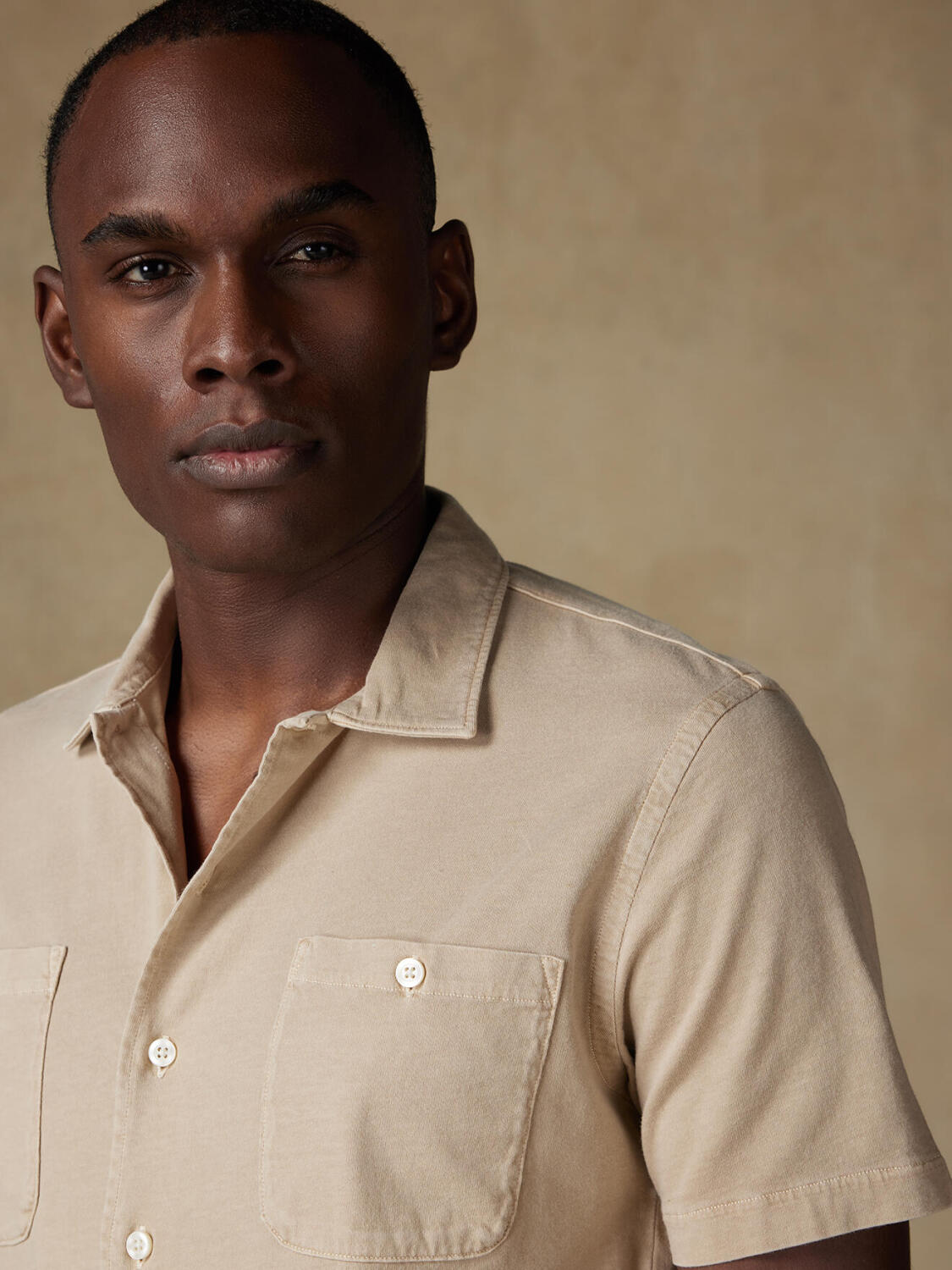 Chemise Polo Fred sable