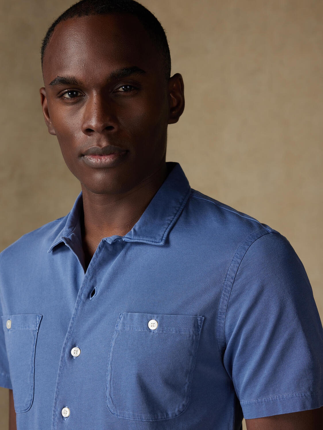 Chemise Polo Fred cobalt