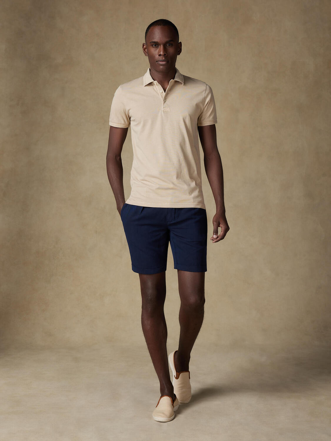 Polo Will in jersey sabbia