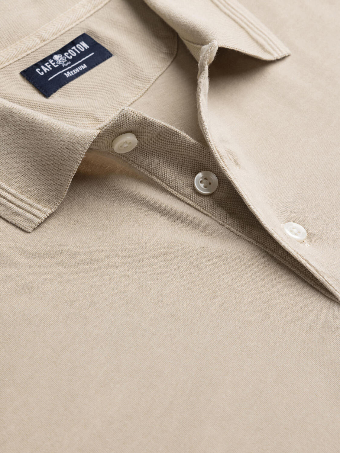 Polo Will in jersey sabbia