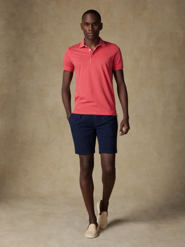 Poloshirt Will in corail jersey