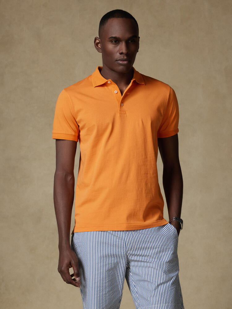 Polo Gareth en jersey orange