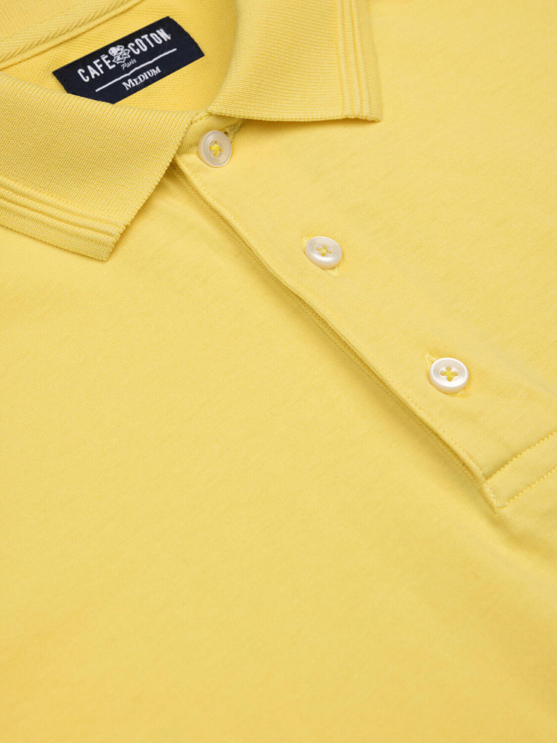 Gareth geel jersey poloshirt