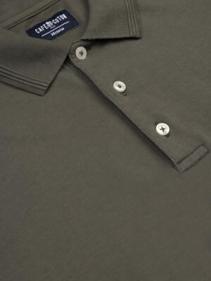 Polo Gareth en jersey kaki