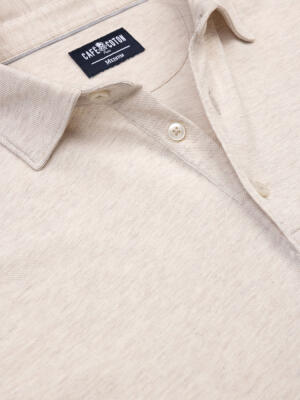 Polo Héritage en piqué sable