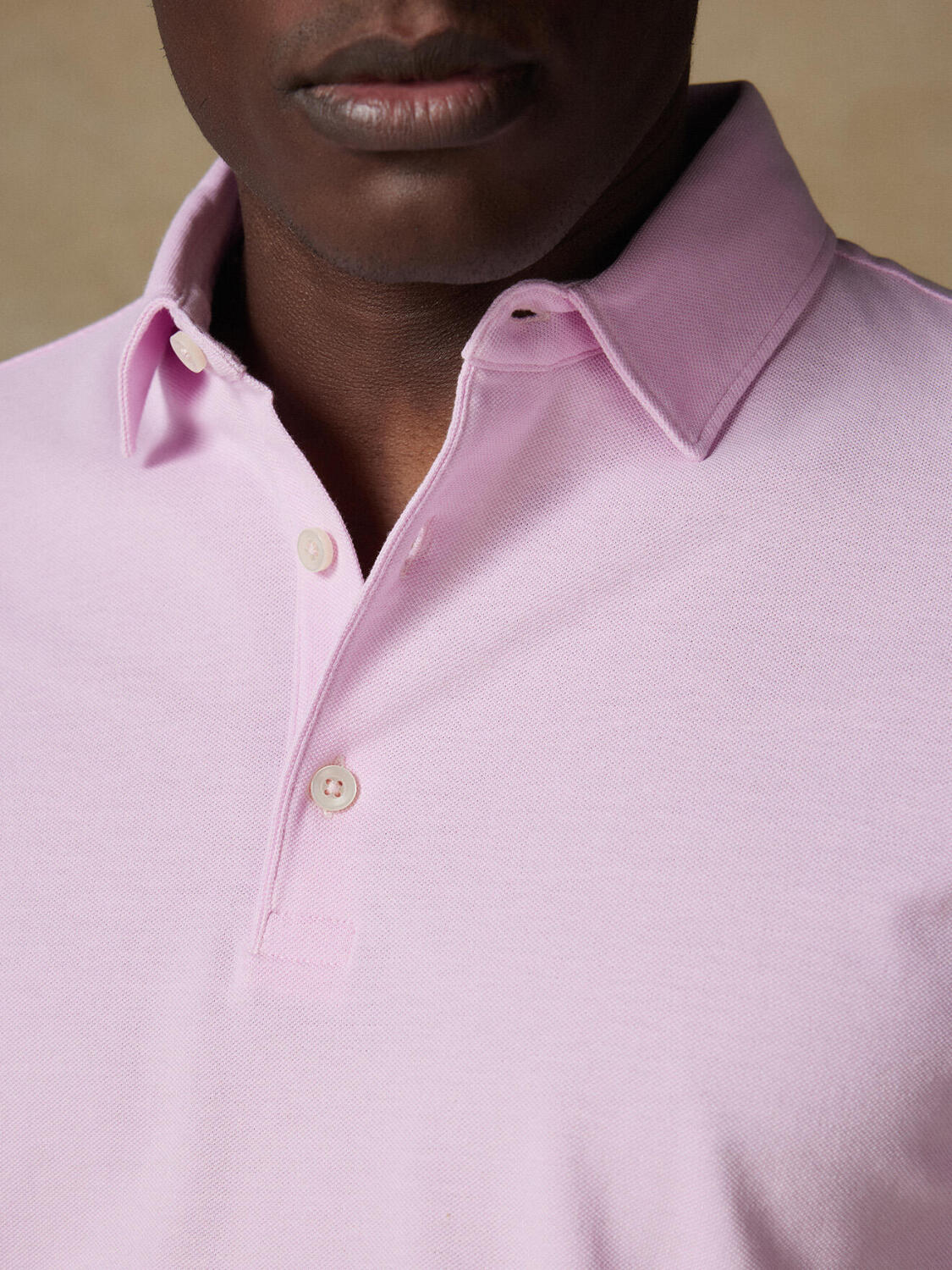 Polo Heritage in rosa Piqué