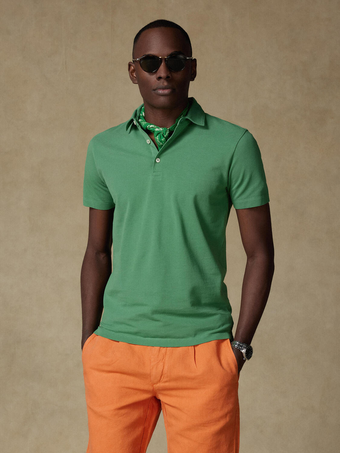 Polo Heritage aus Piqué Leaf