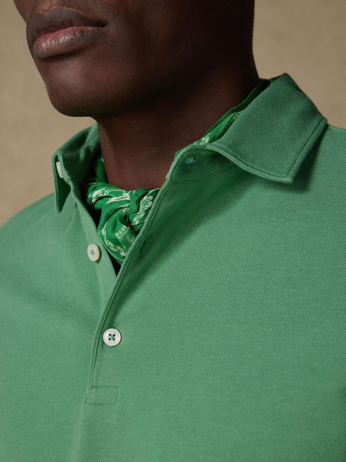 Polo Heritage aus Piqué Leaf