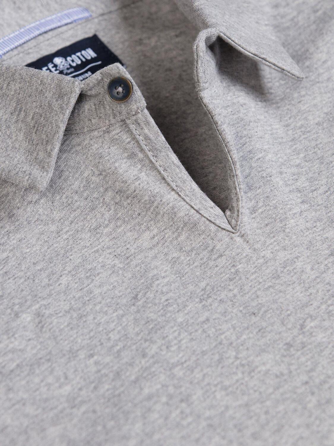 Grey jersey Chad polo