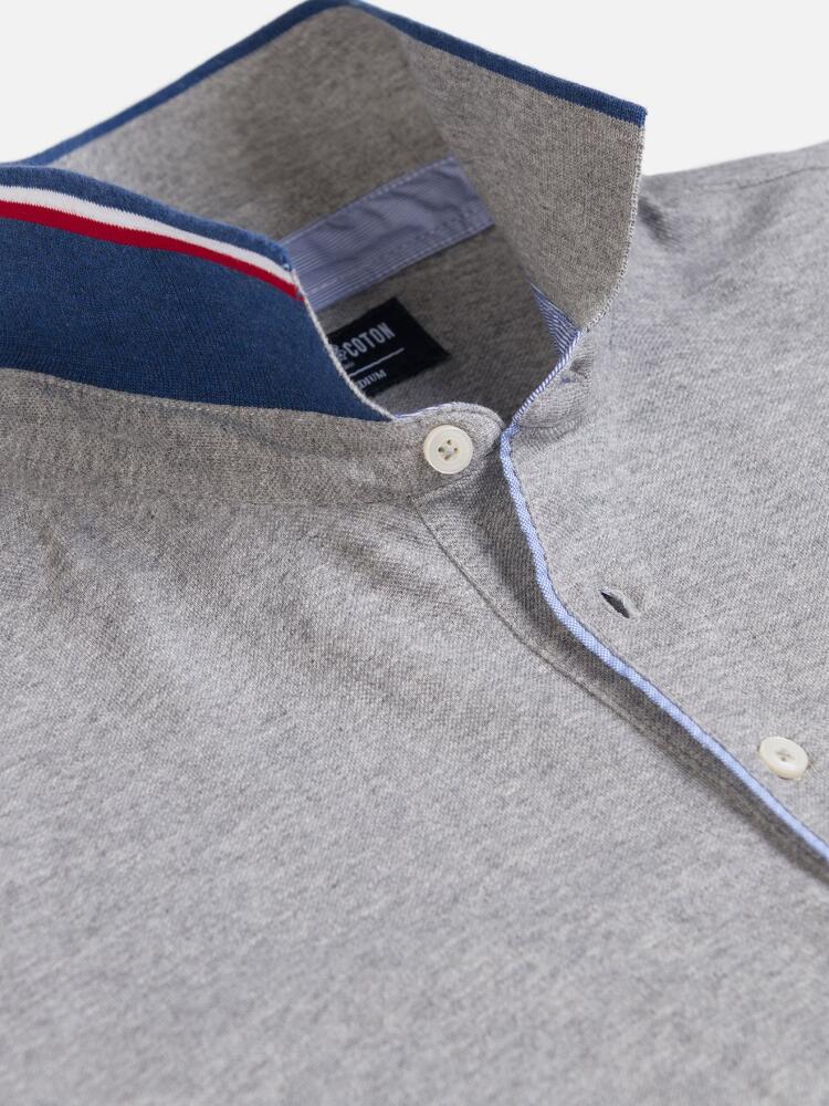 Polo Doug piqué gris