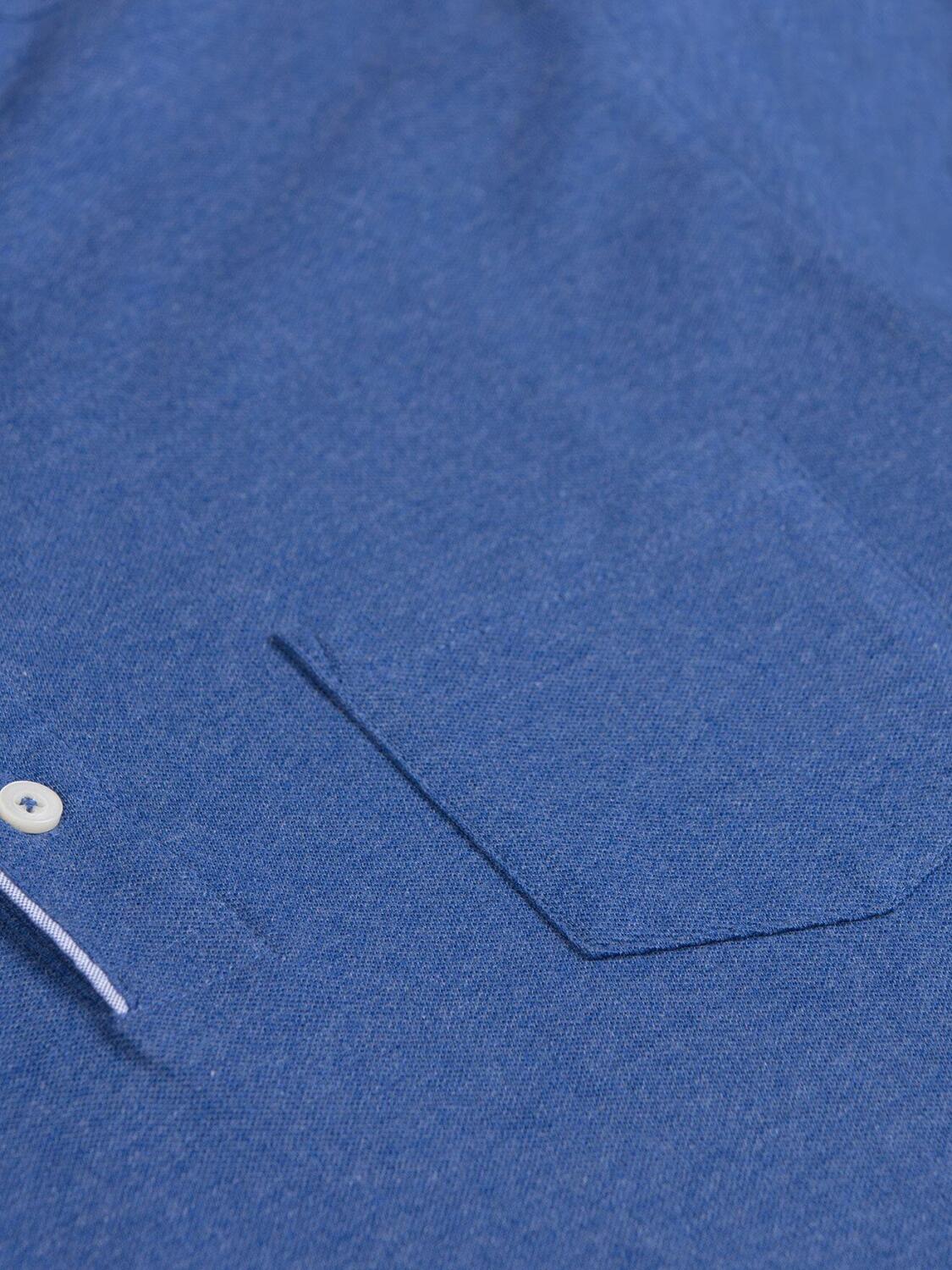 Polo Dylan en piqu&eacute; bleu