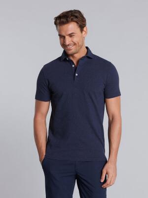 Navy piqué Heritage polo