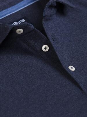 Navy piqué Heritage polo
