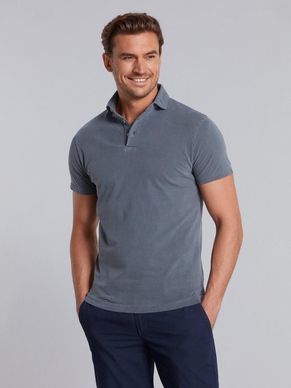 Grey jersey Kirk polo