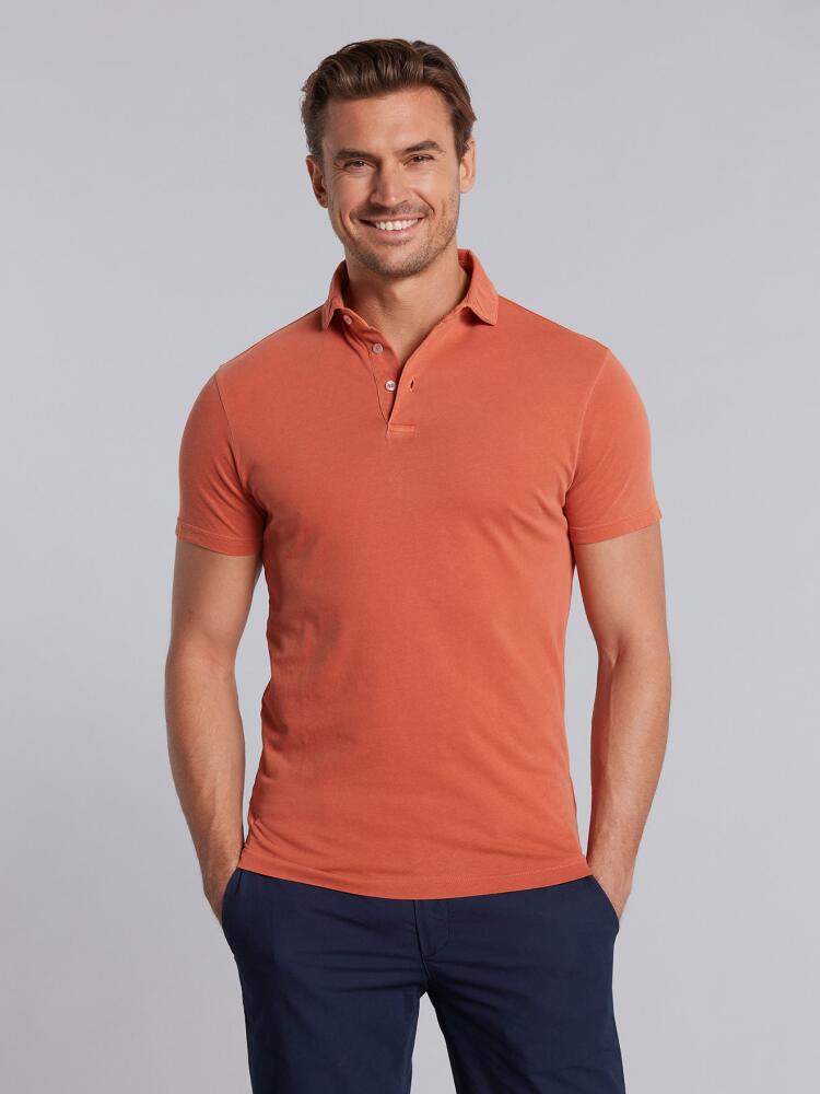 Polo Kirk en jersey orange