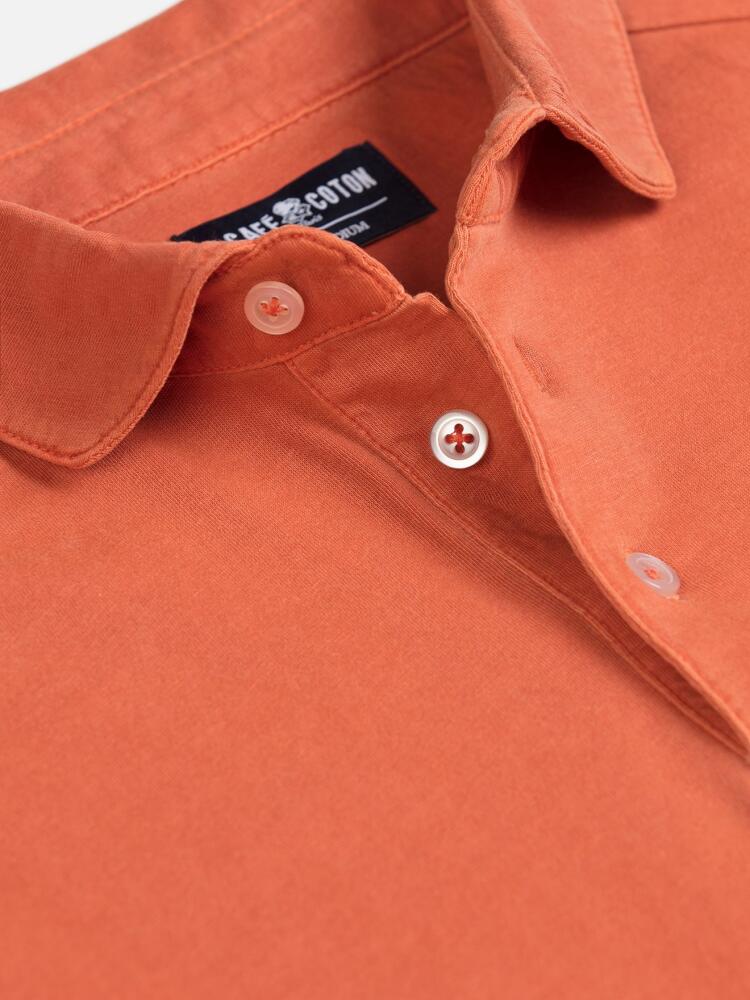 Polo Kirk en jersey orange