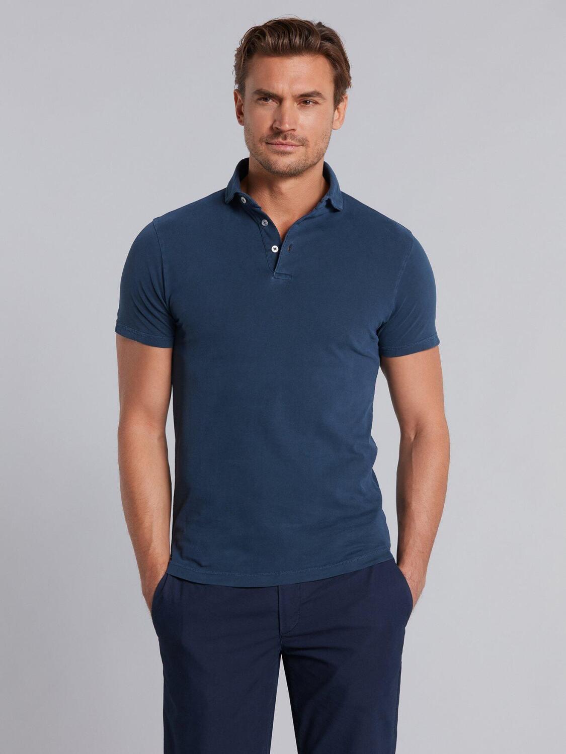 Navy jersey Kirk polo