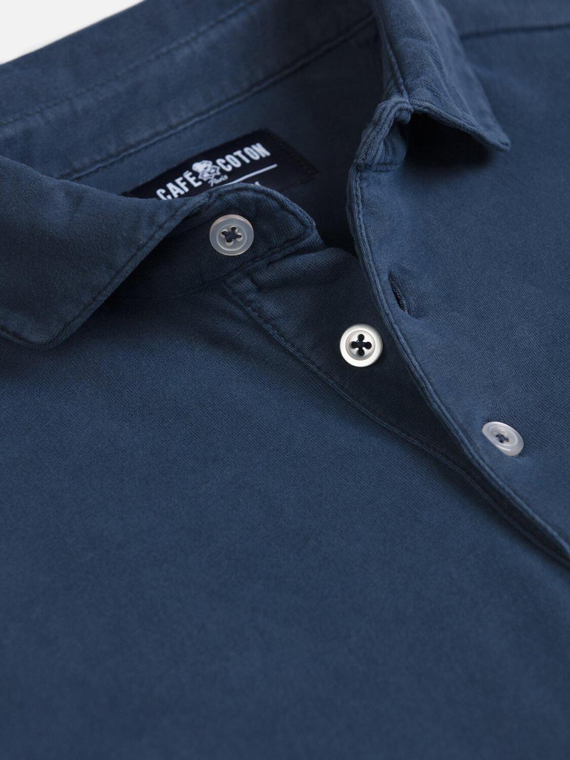 Navy jersey Kirk polo