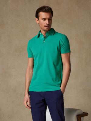 Polo Heritage in piqué menta