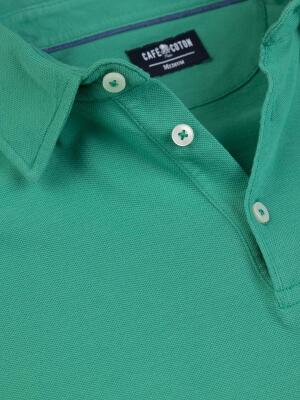Polo Heritage in piqué menta