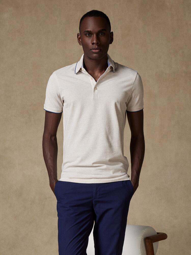 Stani Polo in white pique