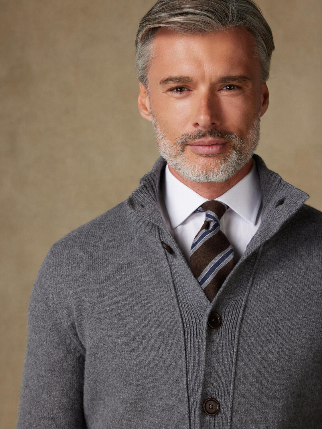 Strickjacke Andy grau