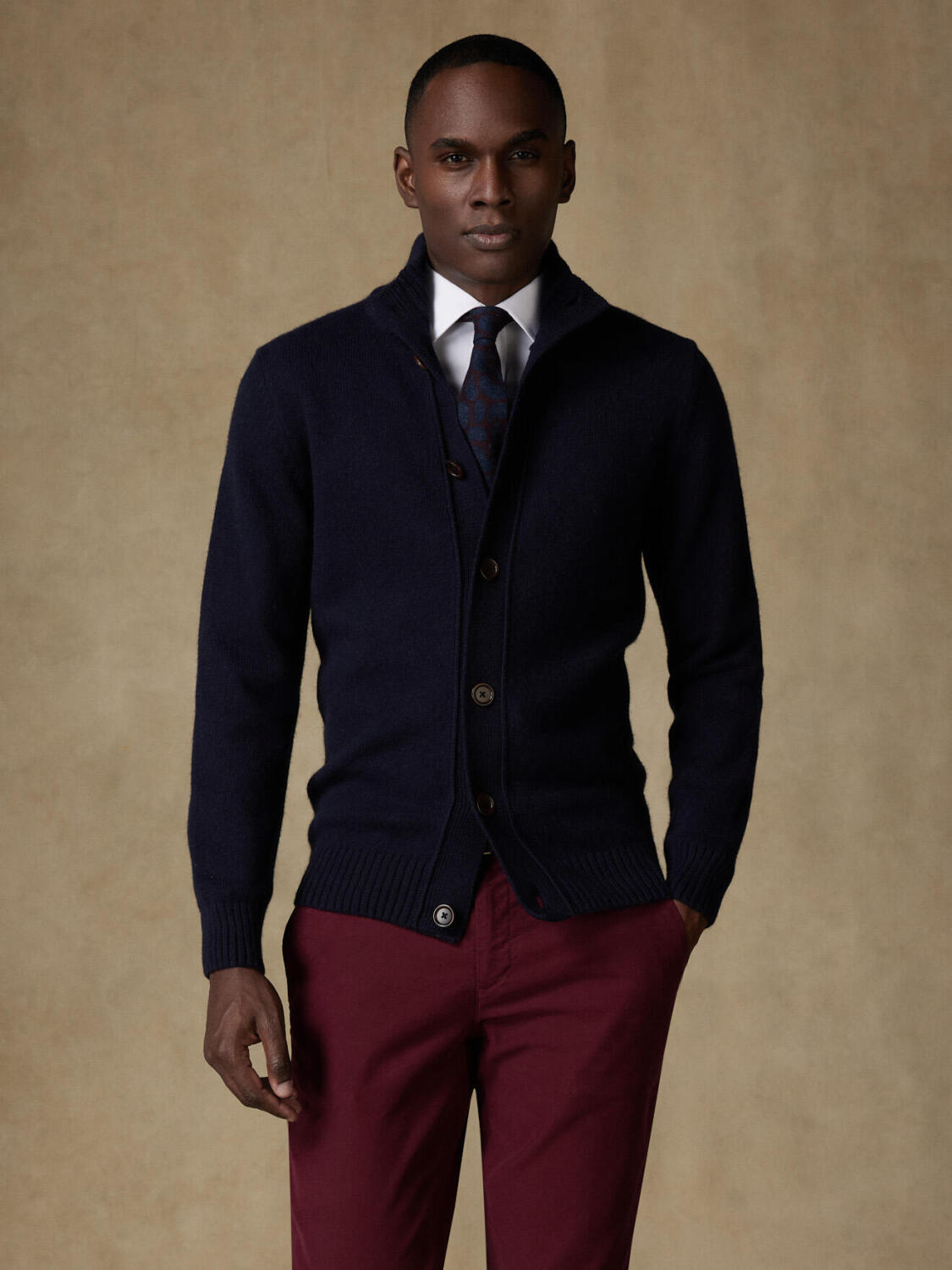 Andy navy cardigan