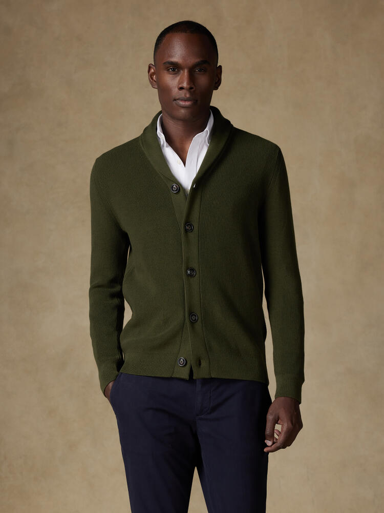 Brooklyn khaki cardigan