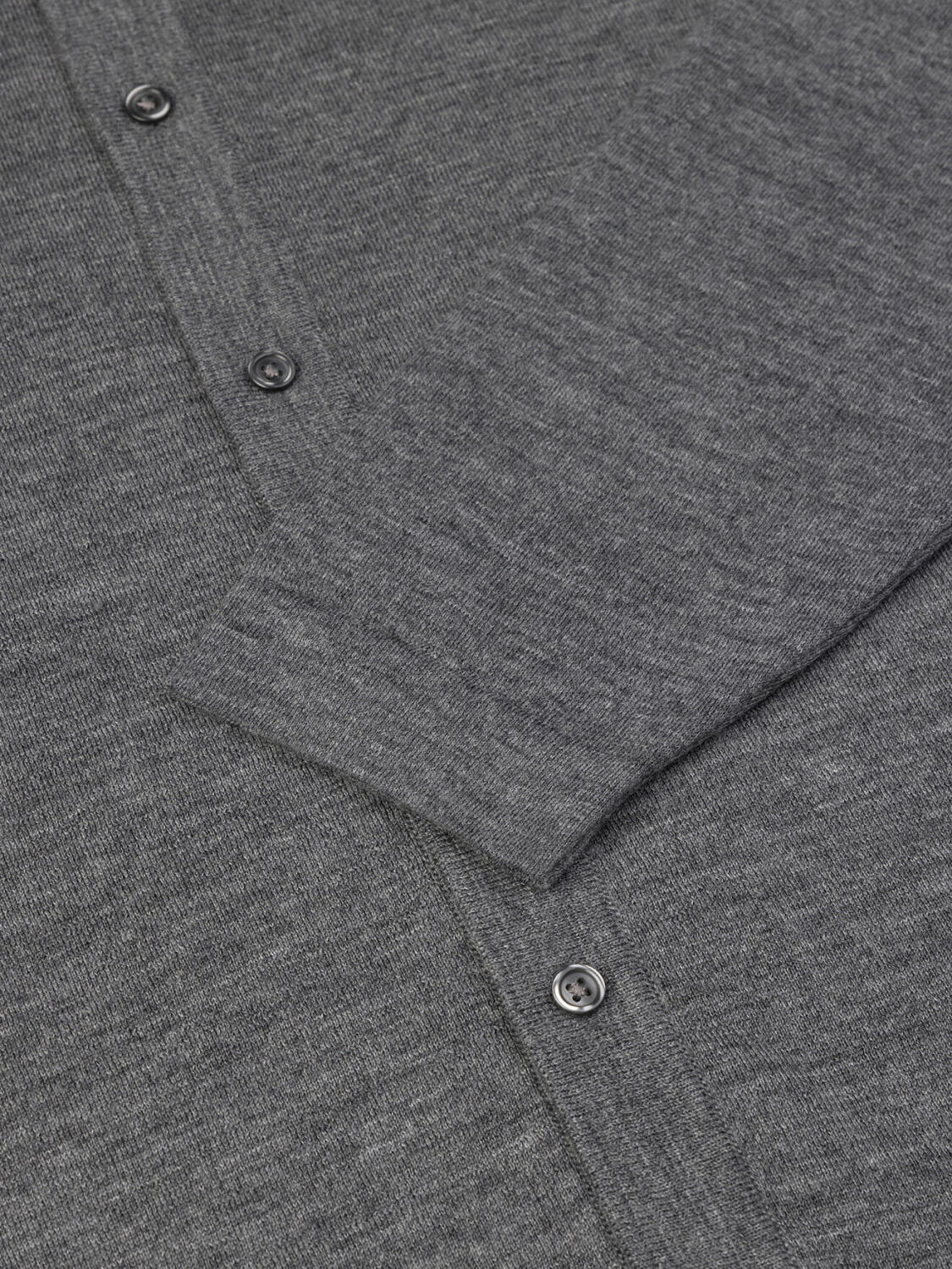 Cardigan Paige en mérinos gris