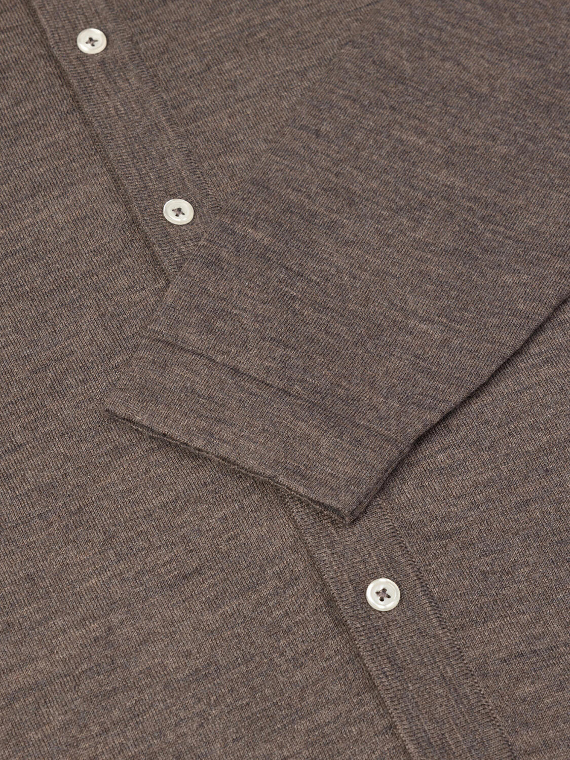 Cardigan Paige en mérinos vison