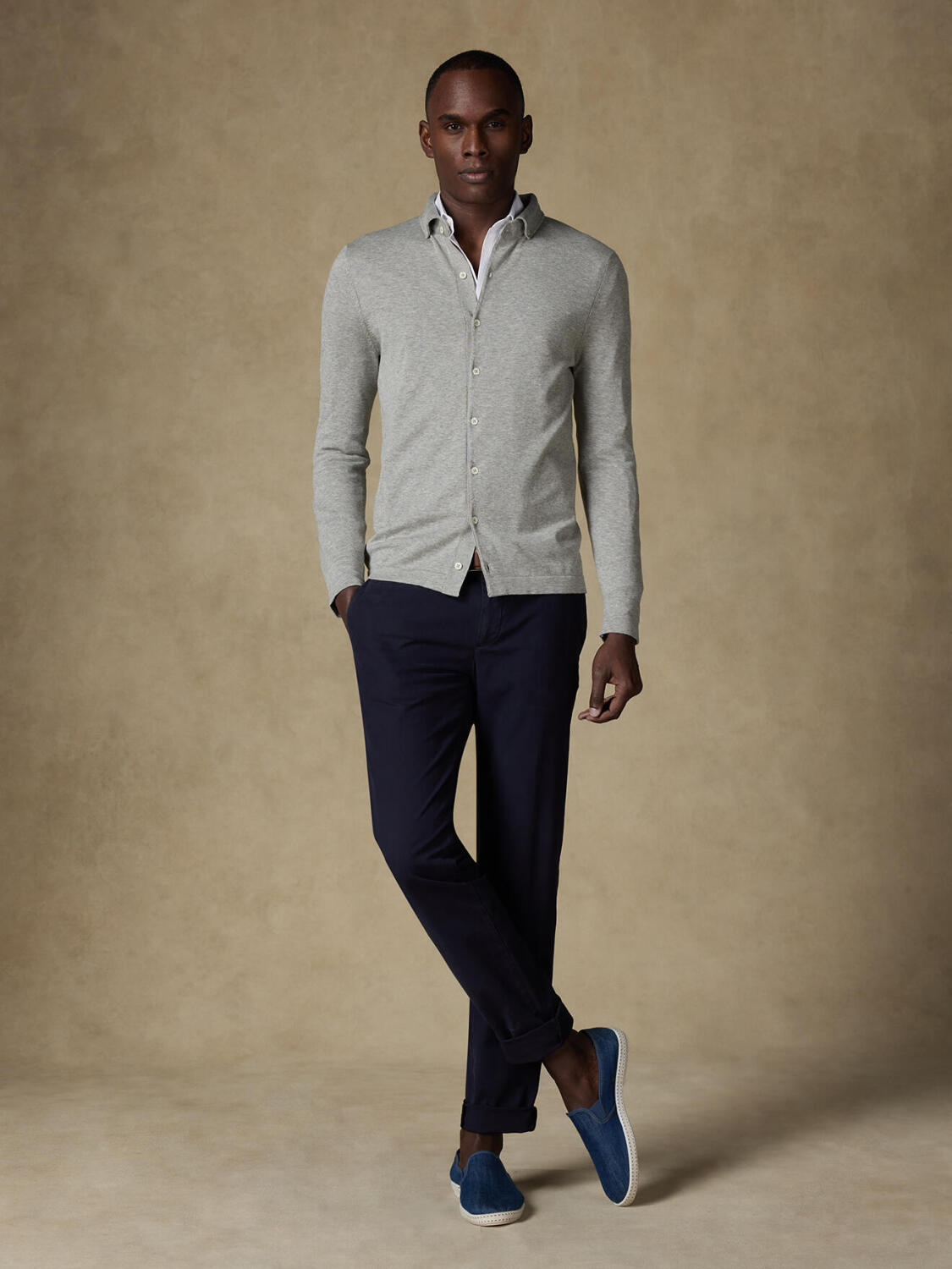 Nils cardigan grigio