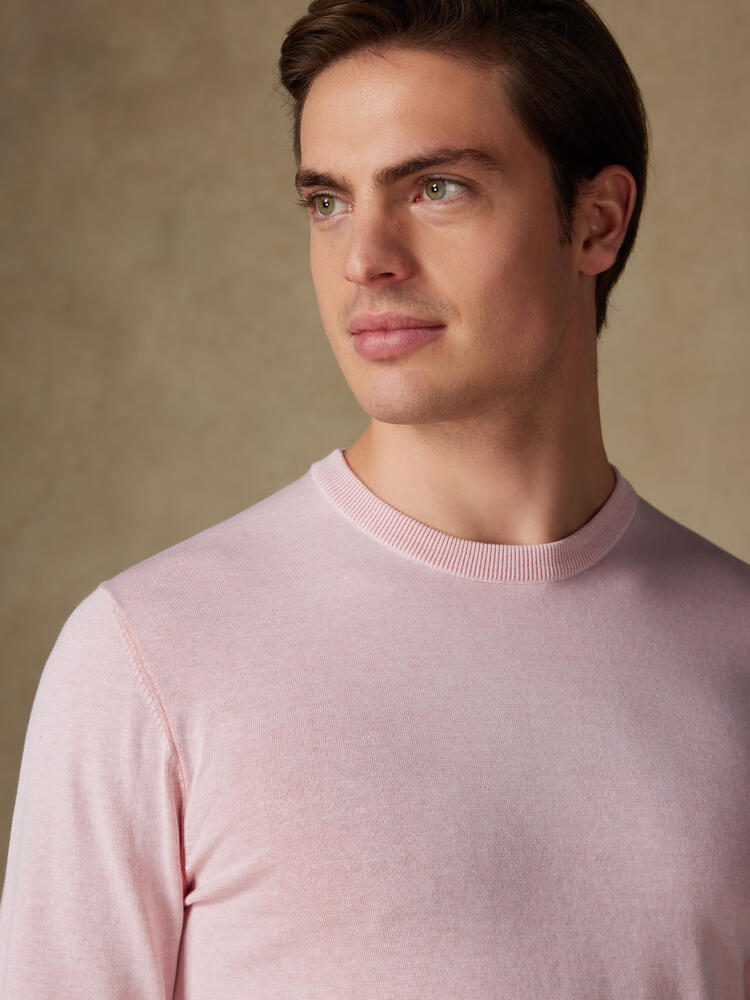 Pink Capri round vanished collar