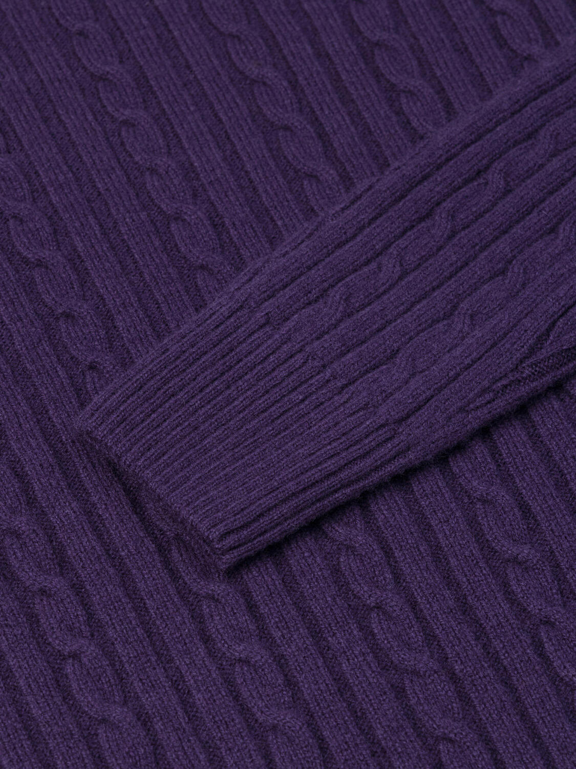 Paarse Dustin gedraaide ronde hals