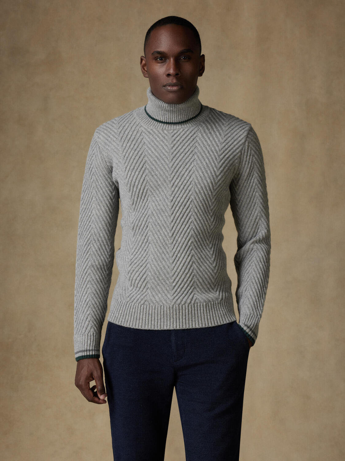 Amber Rollkragen grau