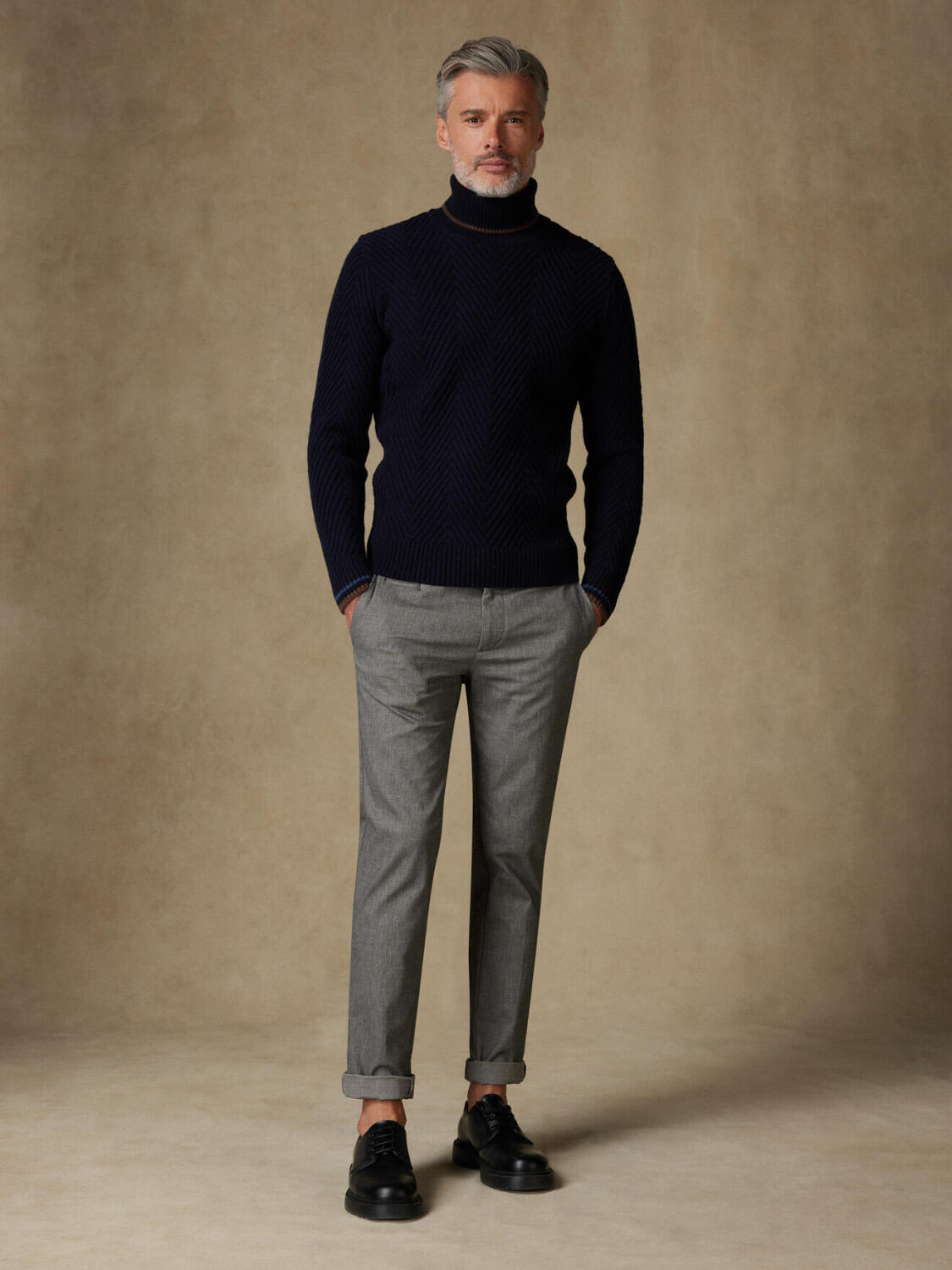 Col roulé Amber marine