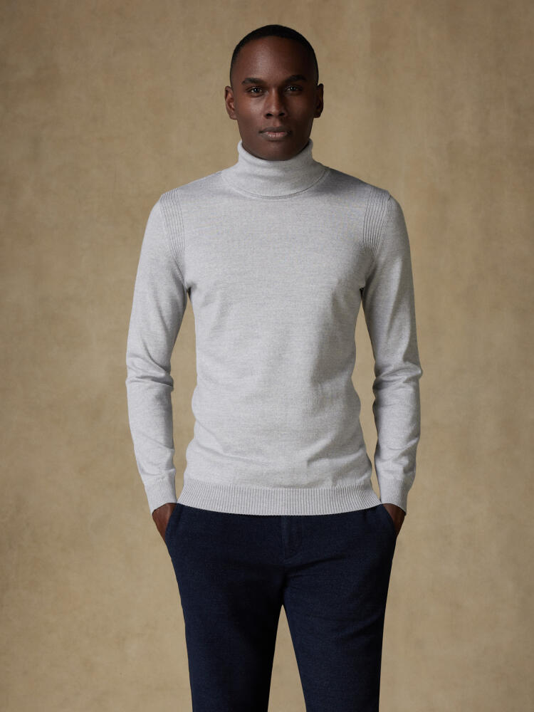 Edward grey merino turtleneck