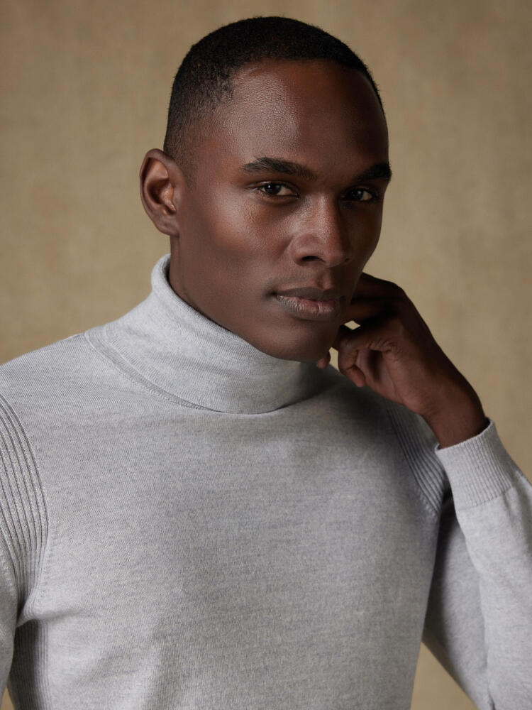 Edward grey merino turtleneck