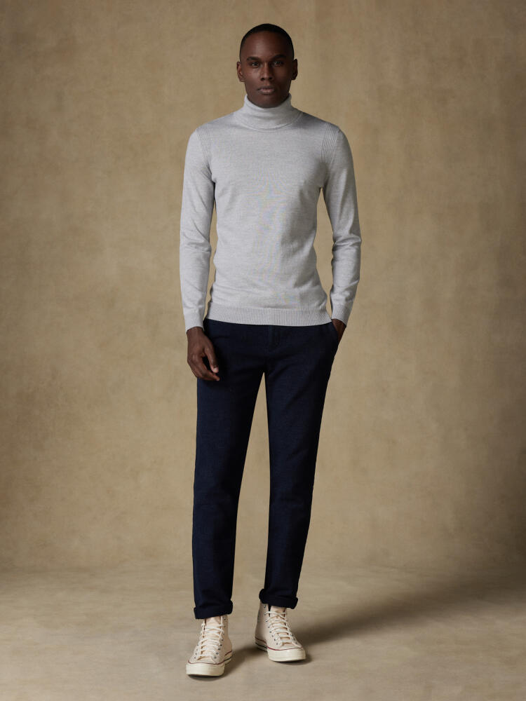 Edward grey merino turtleneck